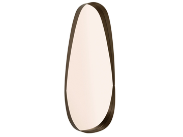 VOGUE - Oval wall mirror with painted steel frame by Tonin Casa - view 2